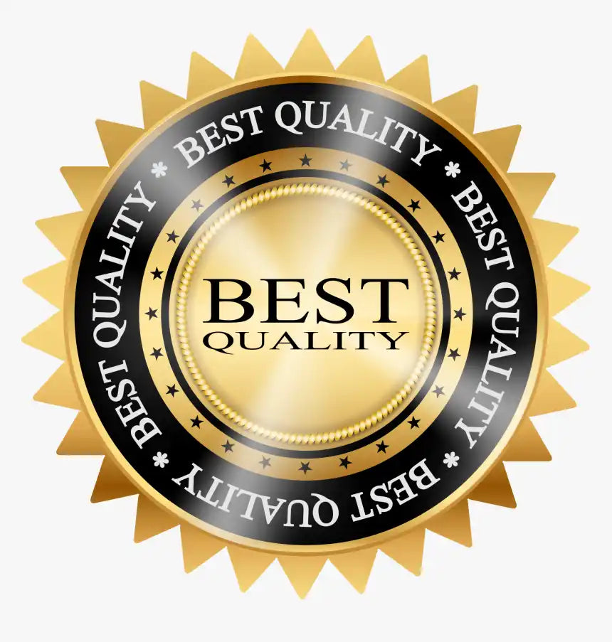 Gold ’Best Quality’ seal.