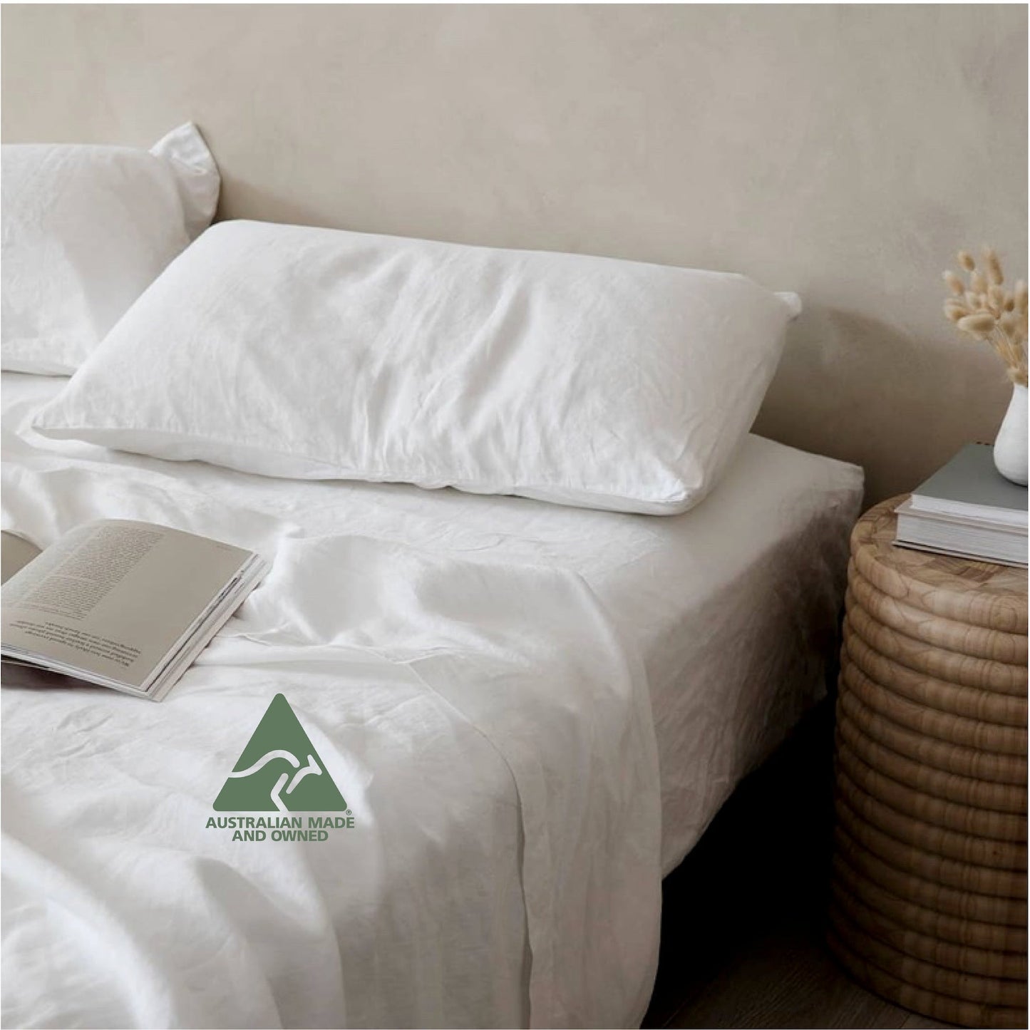 Pure Hemp Bed Linen Sheet Set