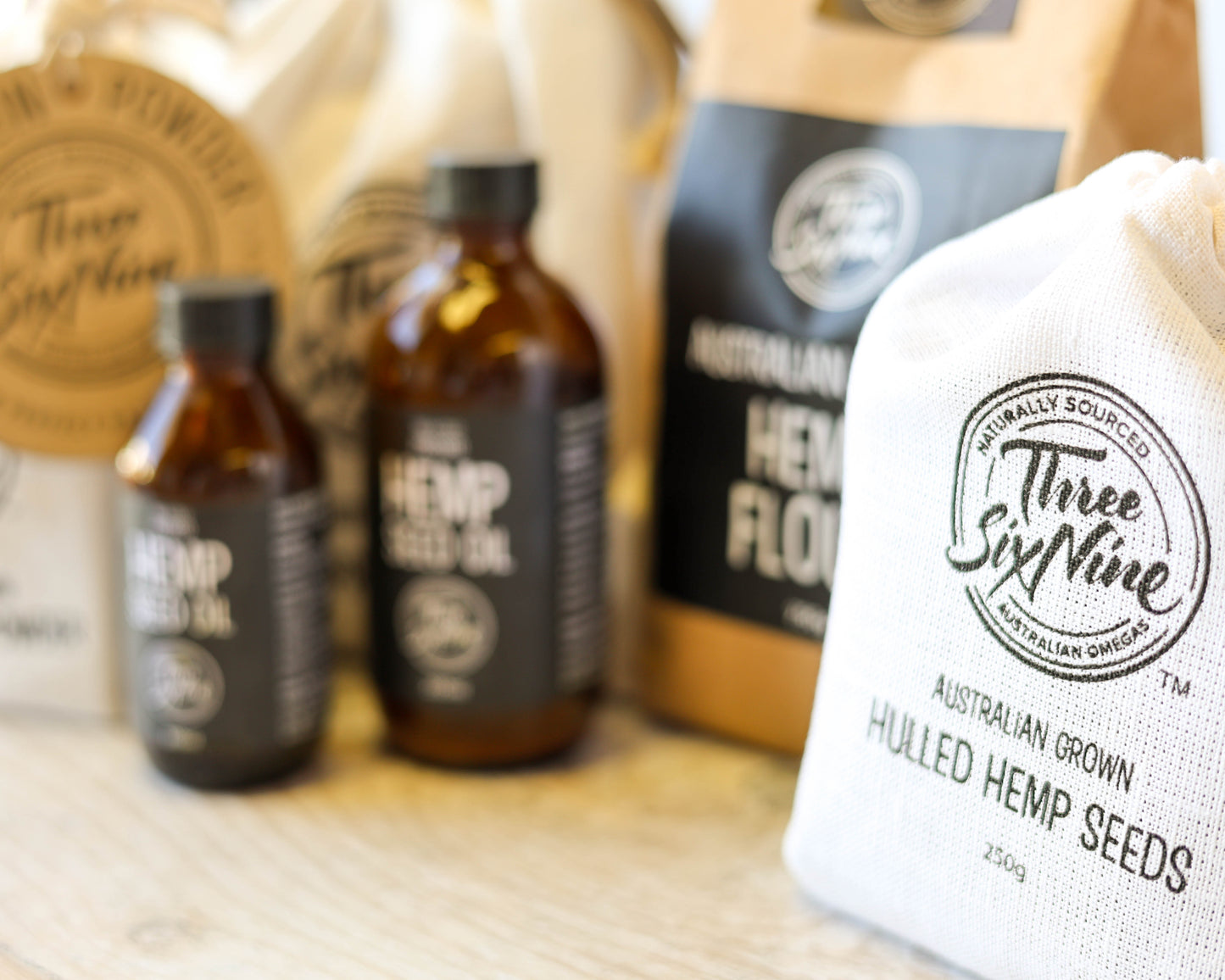 Australian Grown Hulled Hemp Seeds