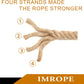 5m Sisal 20mm Rope Natural Twine Cord Thick Jute Hemp Manila  Crafting Home Decor