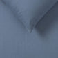 Vintage Design Homewares Sky Blue 100% Hemp Quilt Cover Set Queen